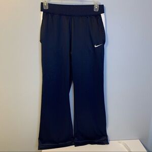 NIKE ATHLETIC NAVY BLUE WIDE LEG PANTS